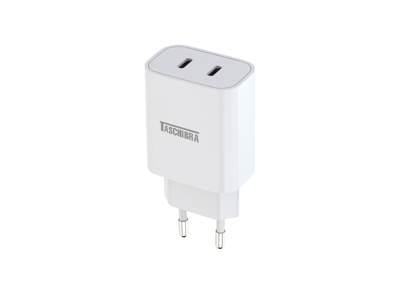 CARREGADOR TURBO USB TASCHIBRA PARA ELETRONICOS PD20-2C 20W AUTOVOLT