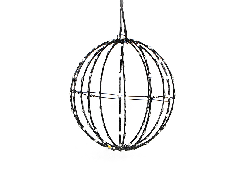 ESFERA DE LUZES TASCHIBRA 3D 30CM 84LEDS ESTATICOS IP44 AUTOVOLT 3000K