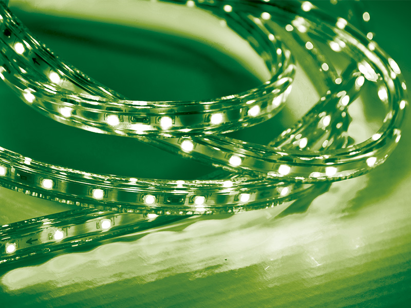 Imagem do produto FITA LED 5W 60 LEDS/M 20M 127V IP67 VERDE na categoria LED FITAS 12V
