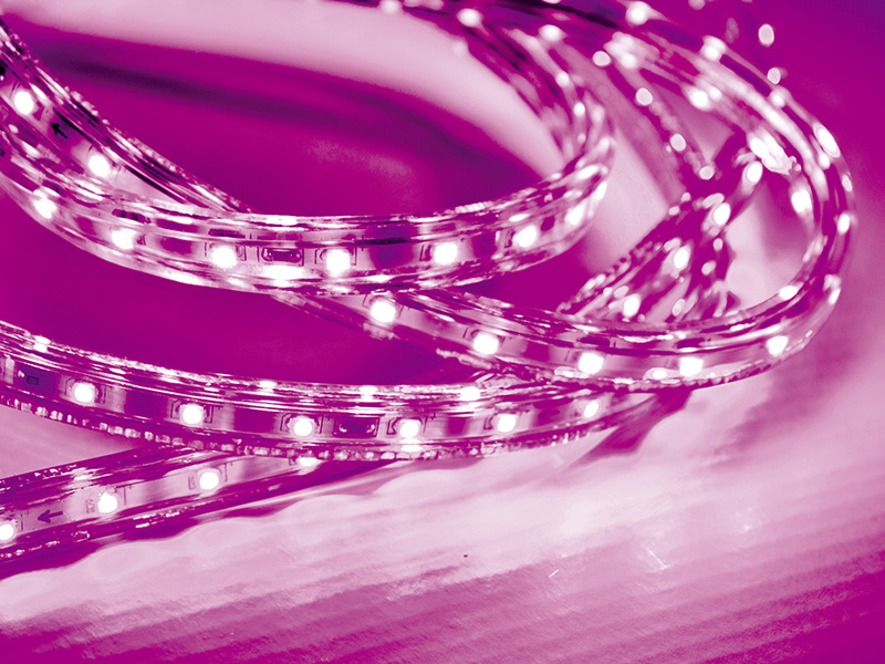 Imagem do produto FITA LED 5W 60 LEDS/M 20M 127V IP67 ROSA na categoria LED FITAS 12V
