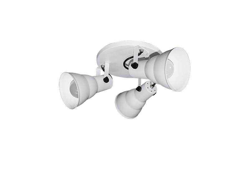 Imagem do produto SPOT TASCHIBRA CIRCULAR HOL 3XE27 BRANCA na categoria SPOT SOBREPOR S/LÂMP