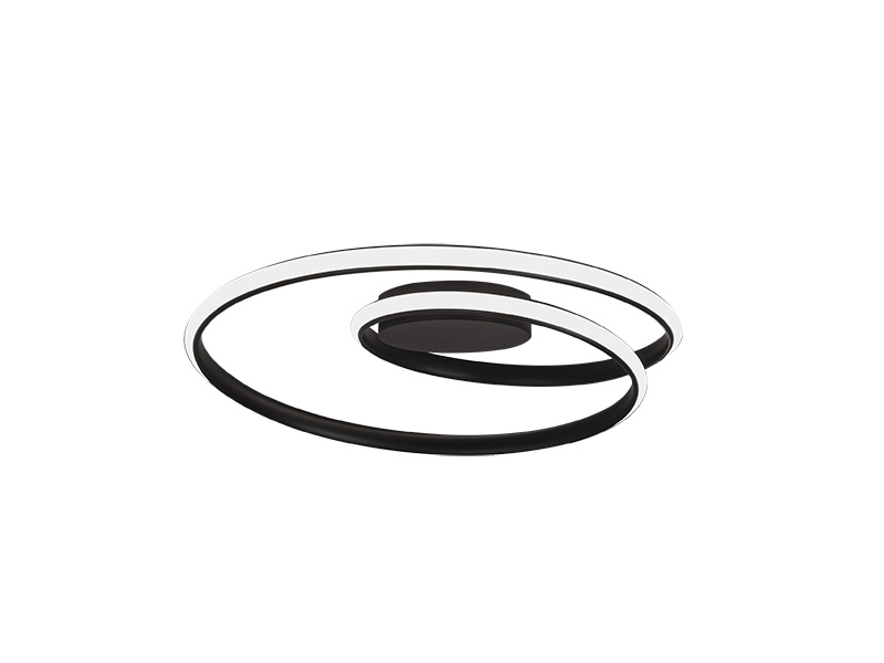 PLAFON TASCHIBRA LED MADRI 3000K 40W PRETO