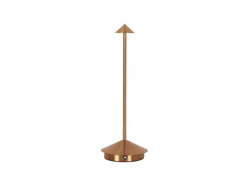 LUMINÁRIA DE MESA LED TASCHIBRA INDY RECARREGÁVEL OURO
