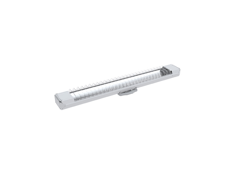 CALHA LUMIFÁCIL LED 2xT8 60cm C/ALETA BRANCA