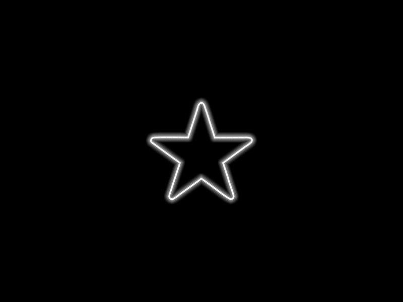 ARMAÇÃO LUMINOSA LED ESTRELA 50X50cm 6W 220V UNICA