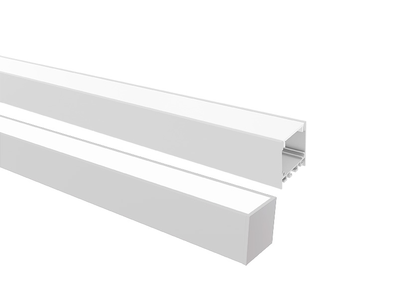 PERFIL LED TASCHIBRA SPIRE 35X35 SOBREPOR 35X35X2000mm BRANCA