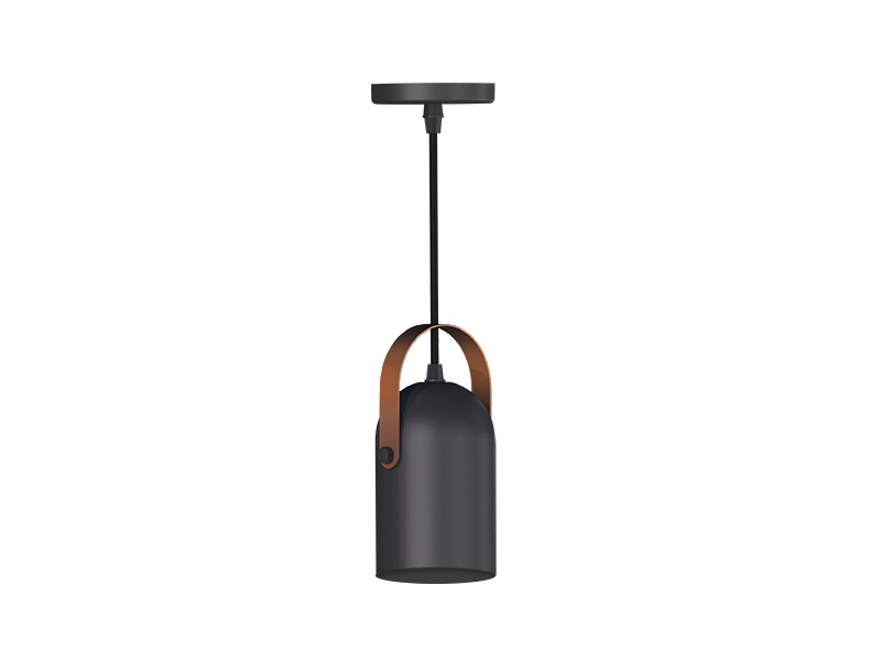 PENDENTE TASCHIBRA BELL MINI E27 PRETO F.+ COBRE