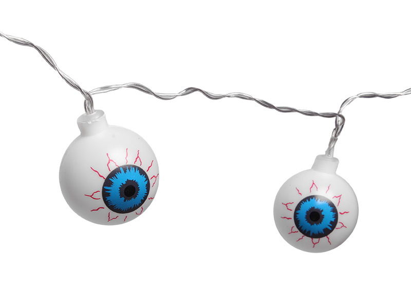 CORDÃO HALLOWEEN TASCHIBRA LED 10 OLHOS 2XAA .