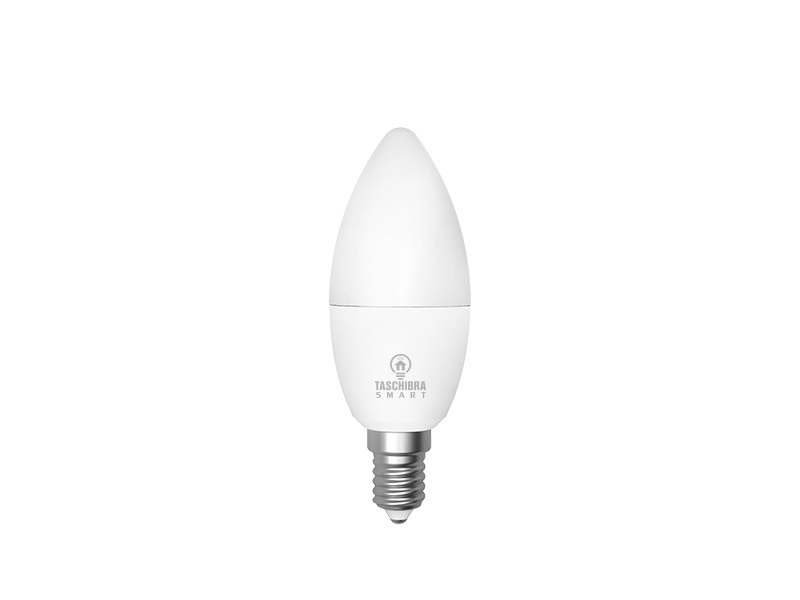 Imagem do produto SMART LAMPADA WI-FI LED TASCHIBRA 6W VELA RGB na categoria ILUMINAÇÃO