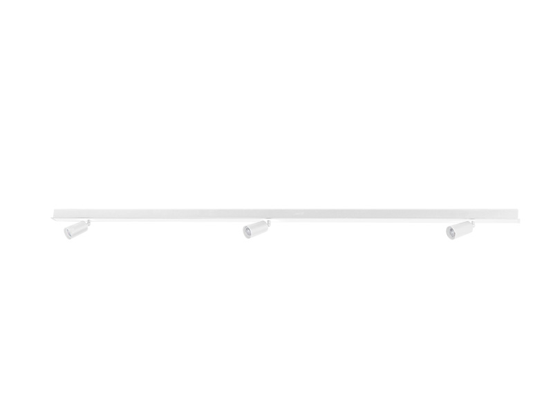 LUMINÁRIA LED SPIRE LINEAR 60W 3000K EMBUTIR + 3 SPOT MR11 S/ LÂMPADA BRANCA