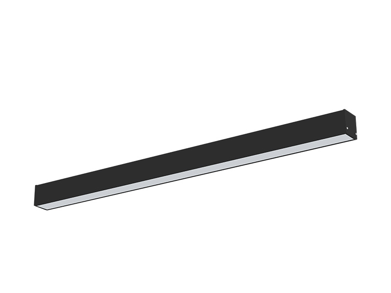 LUMINÁRIA LED VETOR SOBREPOR 110 LINEAR 35W 2700K PRETA