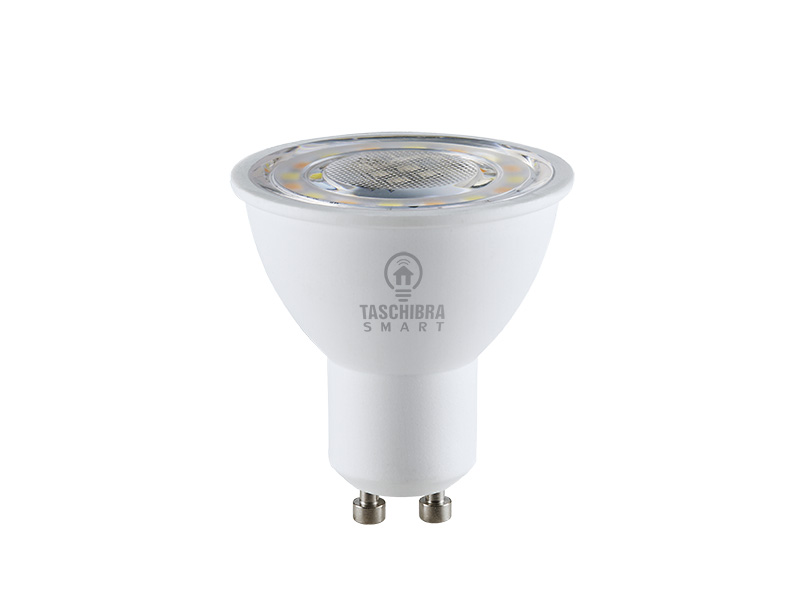 SMART LÂMPADA WI-FI LED TASCHIBRA 4,8W MR16 RGB