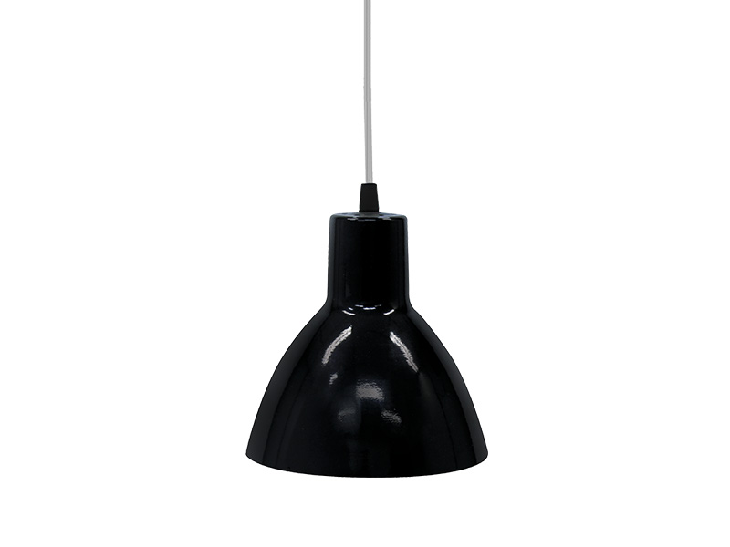 LUMINÁRIA PENDENTE TASCHIBRA TD 622/1 E-27 PRETA
