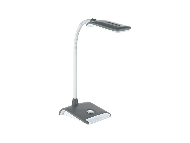 LUMINÁRIA DE MESA TASCHIBRA TLM FLEX LED CINZA