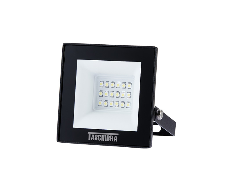 REFLETOR TR LED 20W SLIM 3000K PRETO