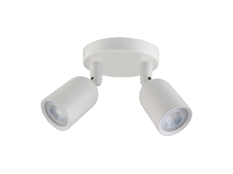 SPOT LED DIRECT MR16 BASE CIRCULAR 2X4W 3000K BRANCO