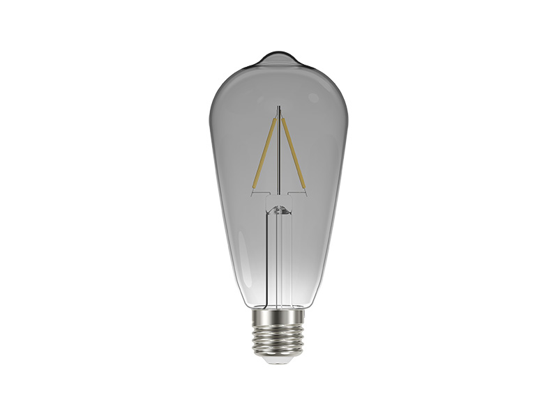 LÂMPADA LED FILAMENTO VINTAGE ST64 AUTOVOLT FUMÊ
