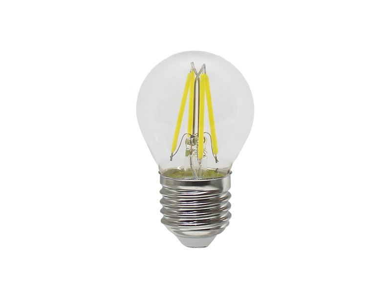 Imagem do produto LÂMPADA LED FILAMENTO COLOR BOLINHA G45 AUTOVOLT AMARELA na categoria DECOR