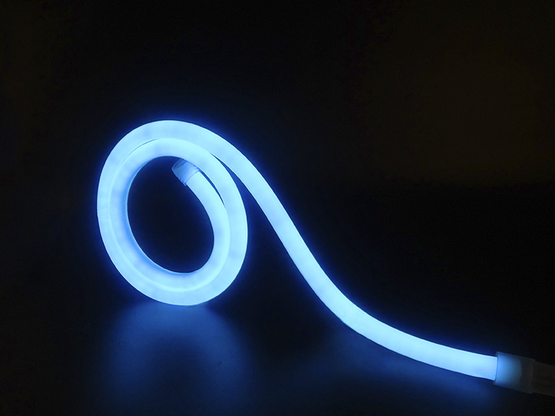 NEON FLEX 360° LED 8W 25M 127V IP65 AZUL