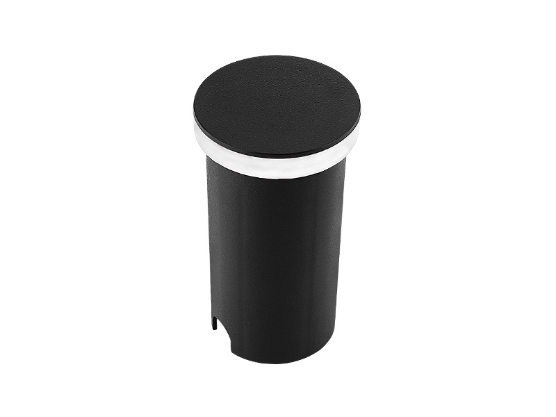 BALIZADOR DE SOLO LED EDGE REDONDO 1W 3000K PRETO