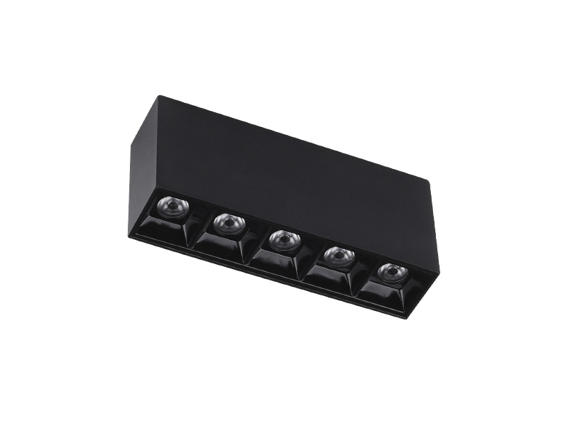 SPOT LED LUZ PONTUAL ARCH SOBREPOR 10W 2700K 24º PRETO