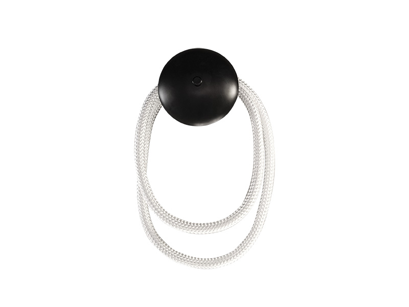 Imagem do produto ARANDELA LED TASCHIBRA ORGANIC TEX 180 20W 3000K PRETO na categoria ARANDELA LED 
