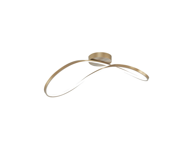 PLAFON LED TASCHIBRA JAKARTA 3000K 40W OURO FOSCO