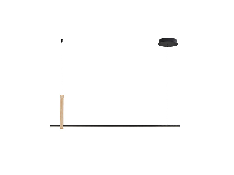 PENDENTE LED TASCHIBRA MANILA 3000K 20W PRETO