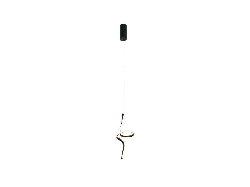 PENDENTE LED TASCHIBRA CAIRO 3000K 10W PRETO