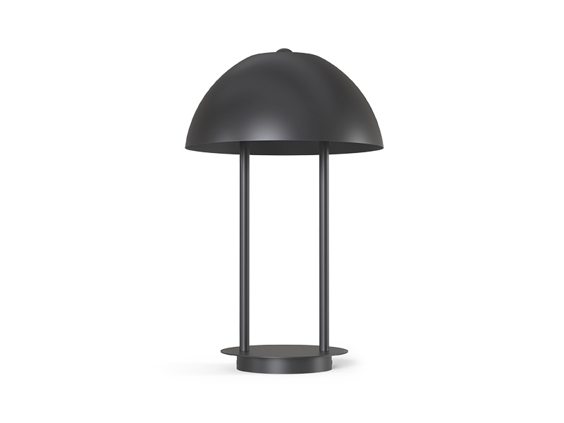 ABAJUR TASCHIBRA DUALIS E27 PRETO FOSCO